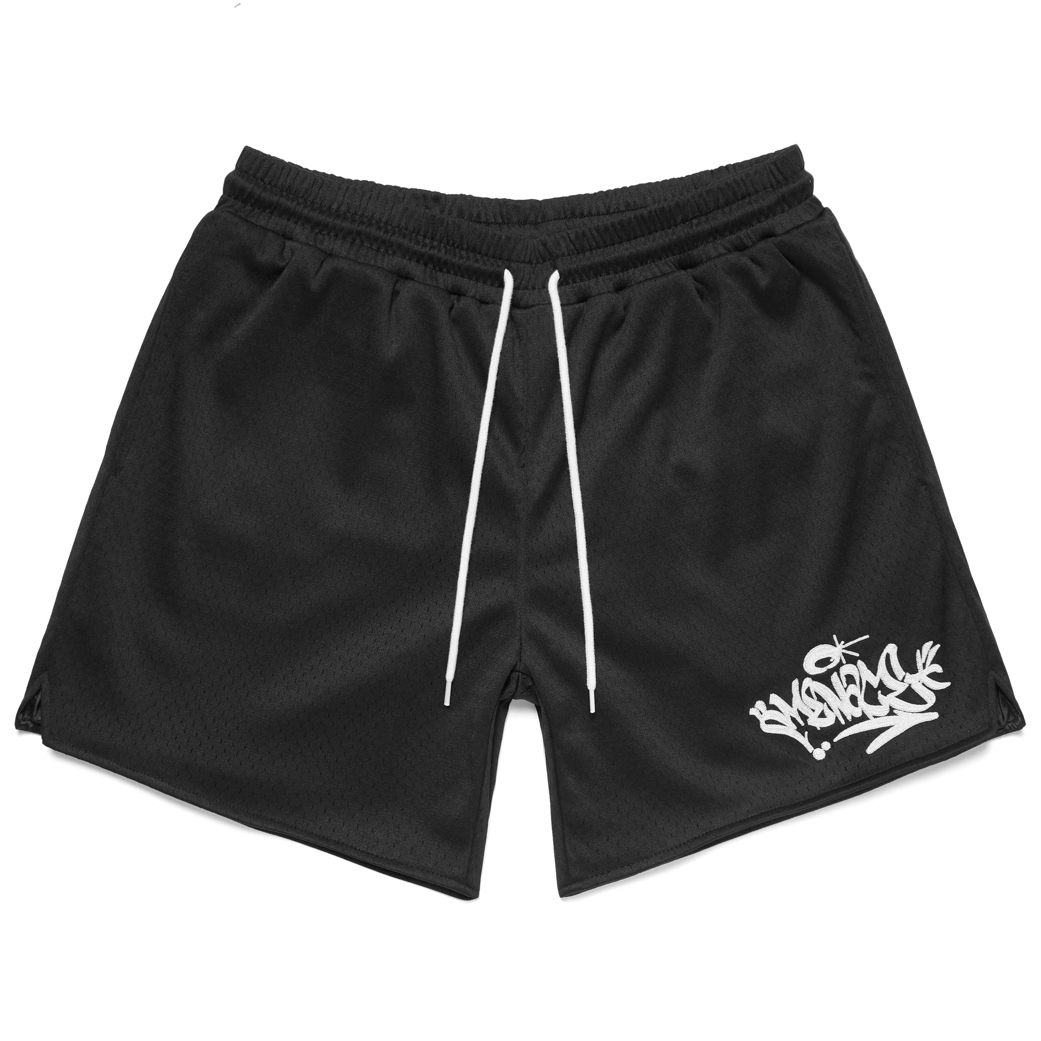 GRAFITTI LOGO MESH LOGO SHORTS – MENACE