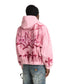 GRAFFITI STEEL EMBOSSED CANVAS HOODED JACKET