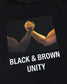 BLACK & BROWN UNITY T-SHIRT