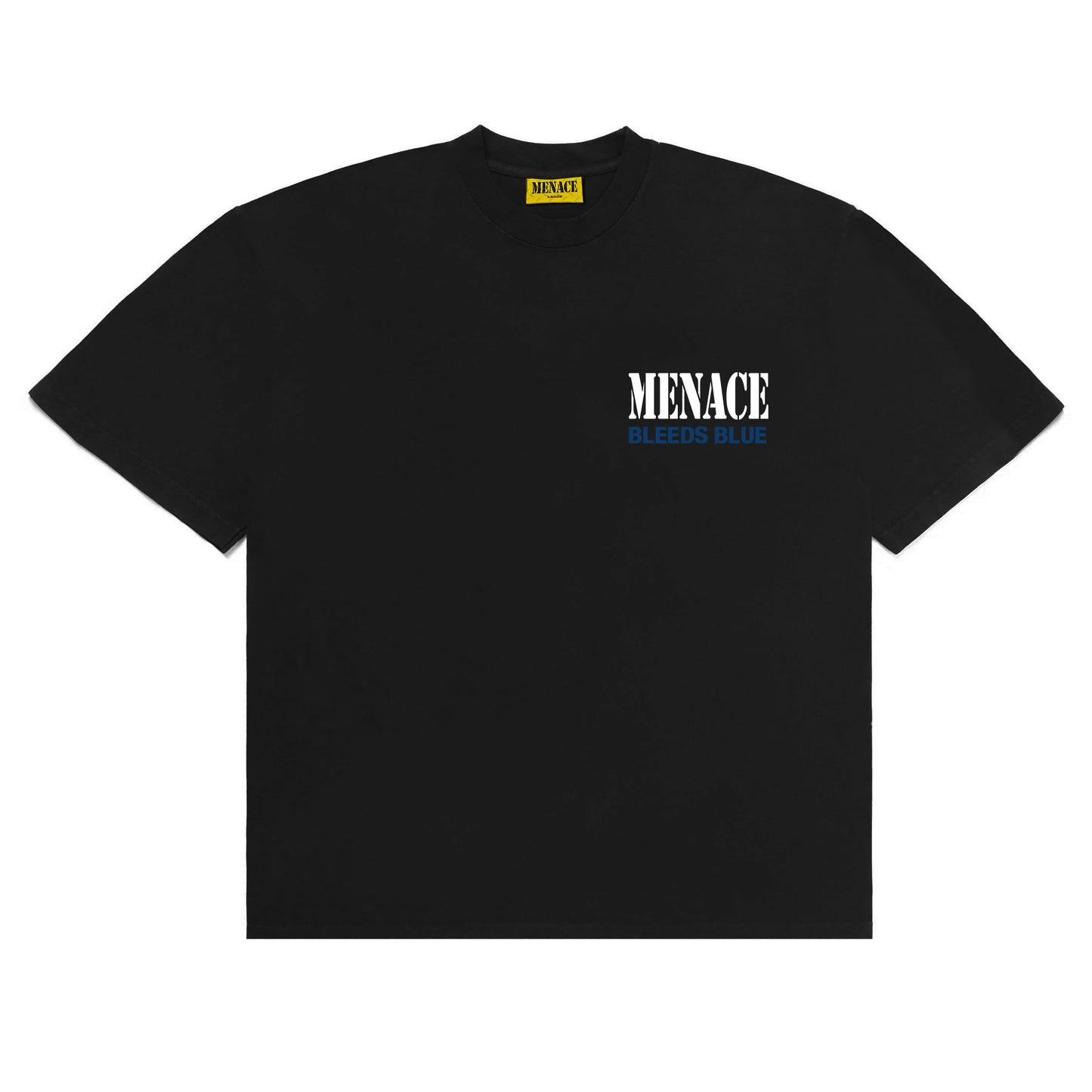 MENACE BLEEDS BLUE T-SHIRT