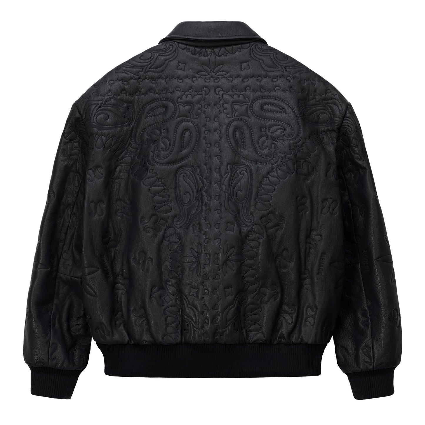 GENUINE LAMBSKIN LEATHER PAISLEY JACKET