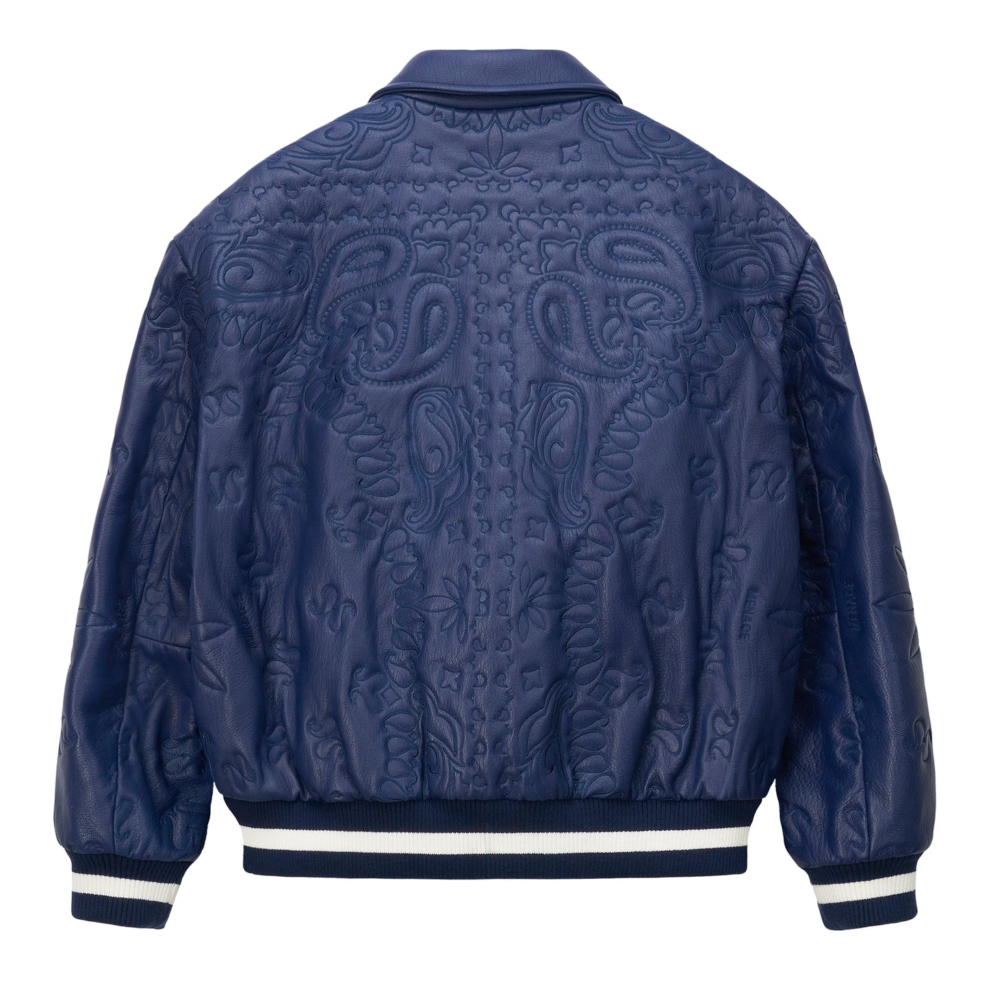 GENUINE LAMBSKIN LEATHER PAISLEY JACKET