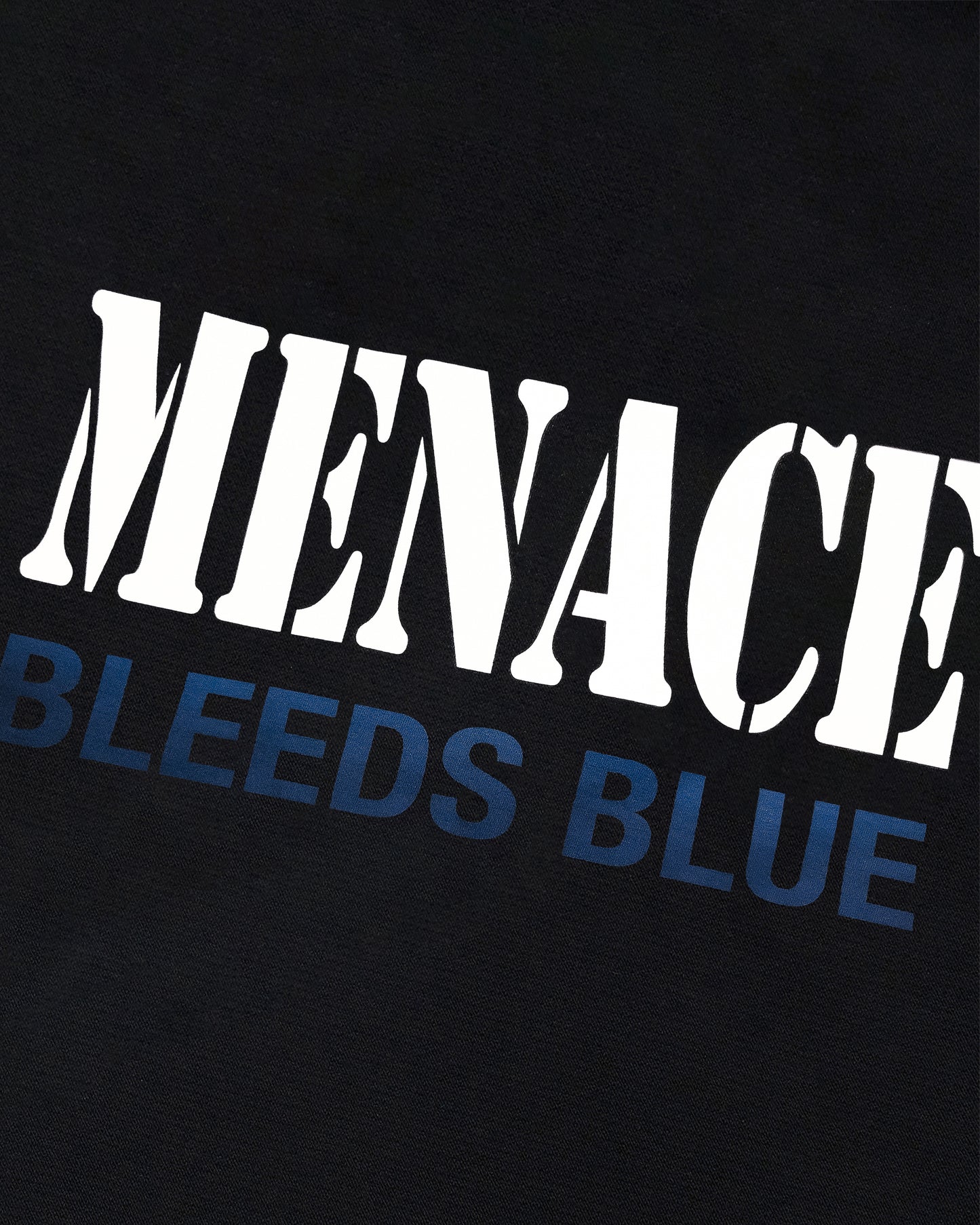 MENACE BLEEDS BLUE T-SHIRT