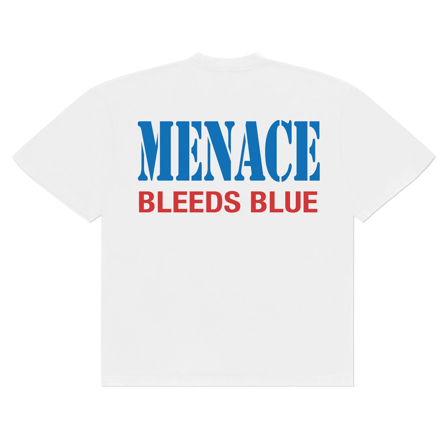 MENACE BLEEDS BLUE T-SHIRT