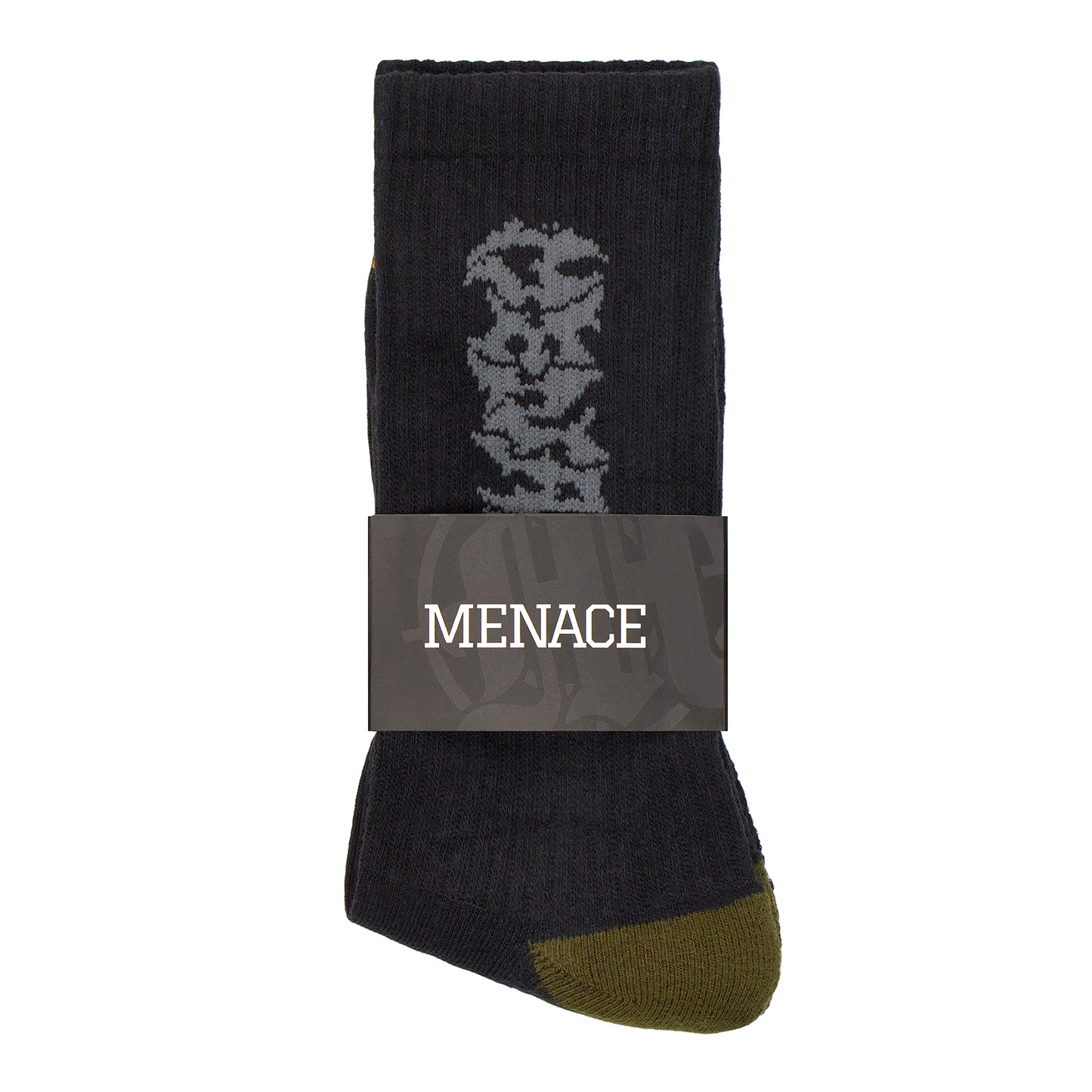 ZWEIFARBIGE SOCKEN MIT METALLLOGO (3ER-PACK)