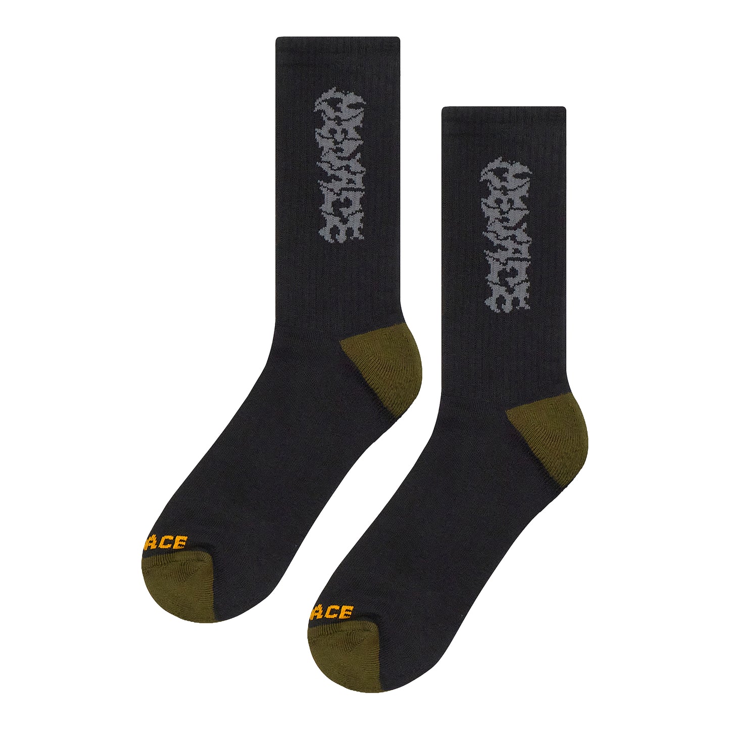 ZWEIFARBIGE SOCKEN MIT METALLLOGO (3ER-PACK)