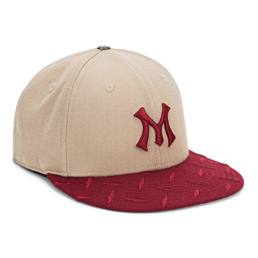 TEAM LOGO STEEL-PLATED BRIM FITTED CAP