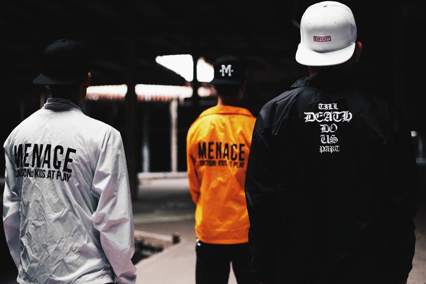 TILL DEATH NYLON JACKET by MENACE