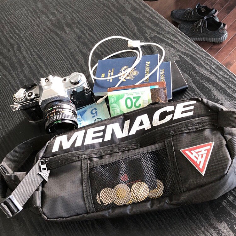 MENACE x HYPLAND 3M RIPSTOP SLING BAG by MENACE