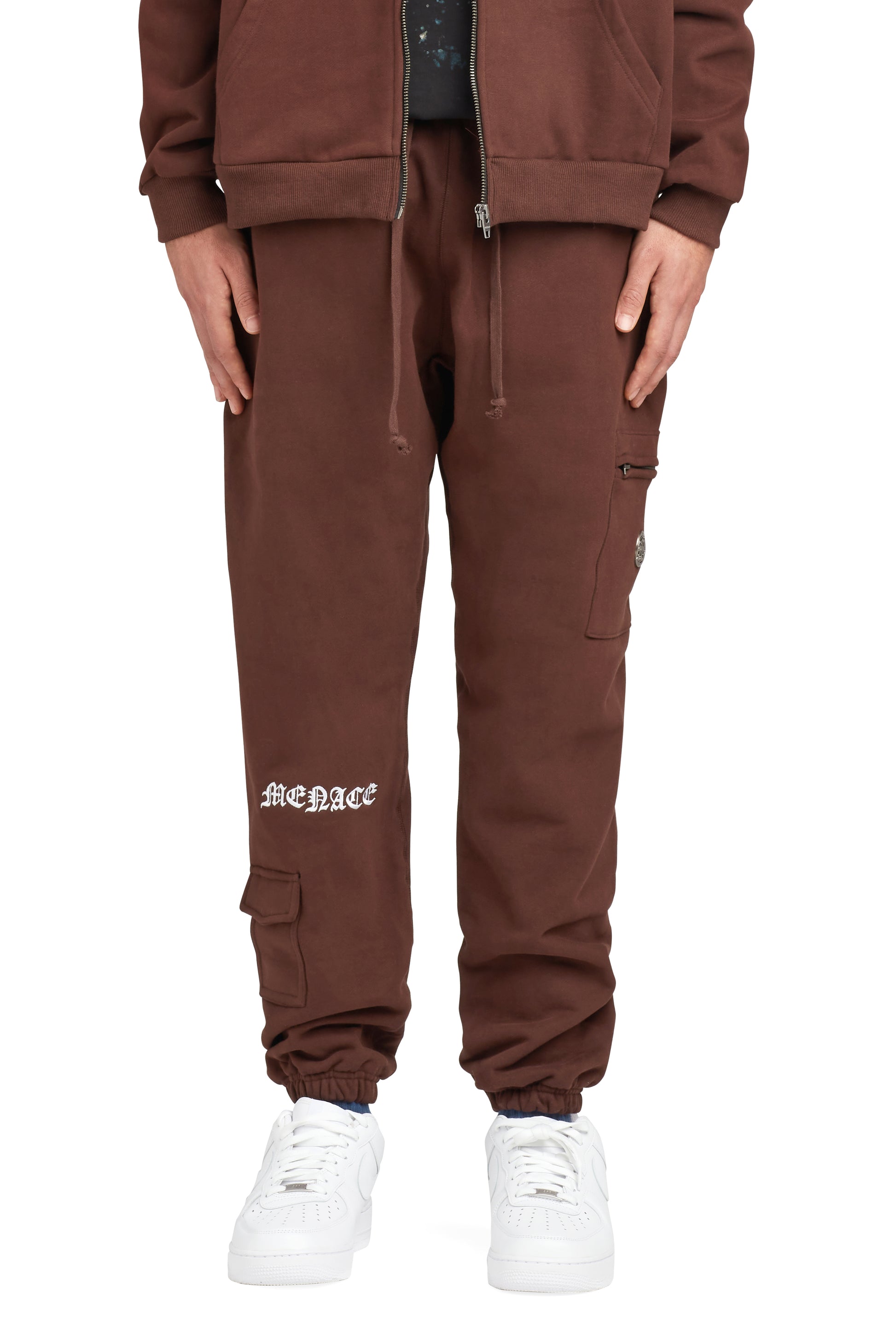 EMBOSSED CARGO SWEATPANTS by MENACE