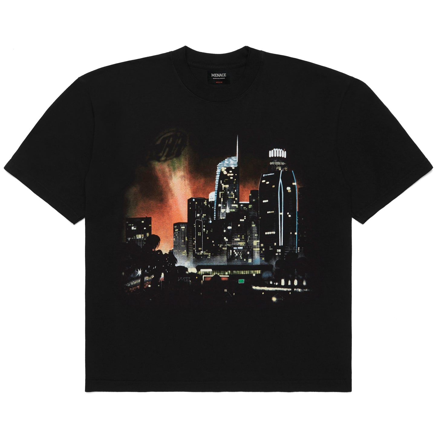 LOS ANGELES SKYLINE T-SHIRT (OVERSIZE-DRUCK)