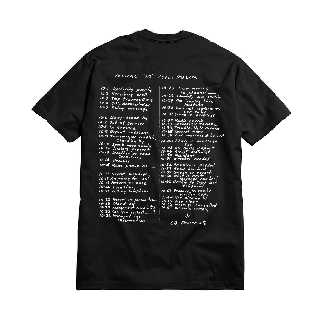 OPS / PIG LATIN T-SHIRT by MENACE