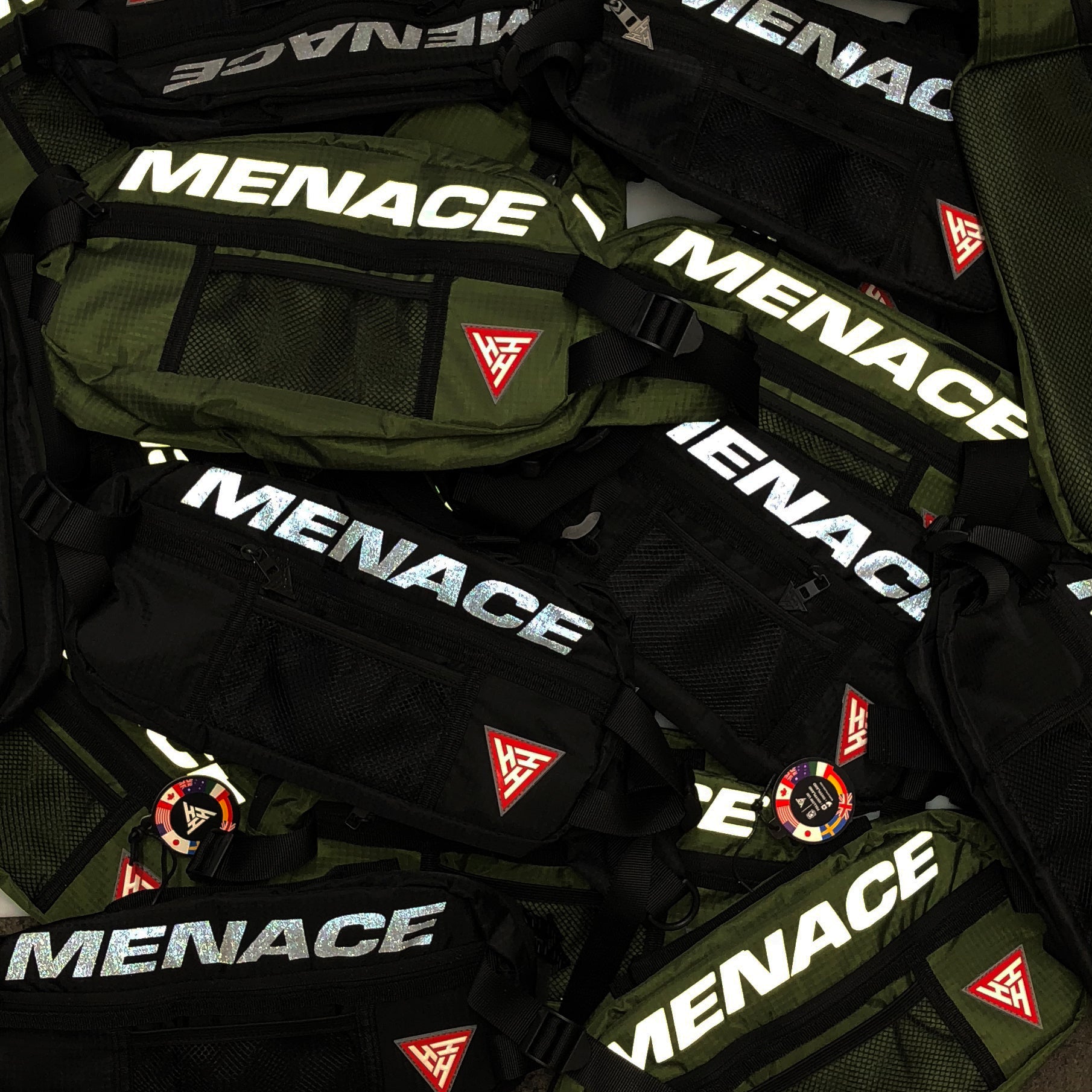 MENACE x HYPLAND 3M RIPSTOP SLING BAG by MENACE